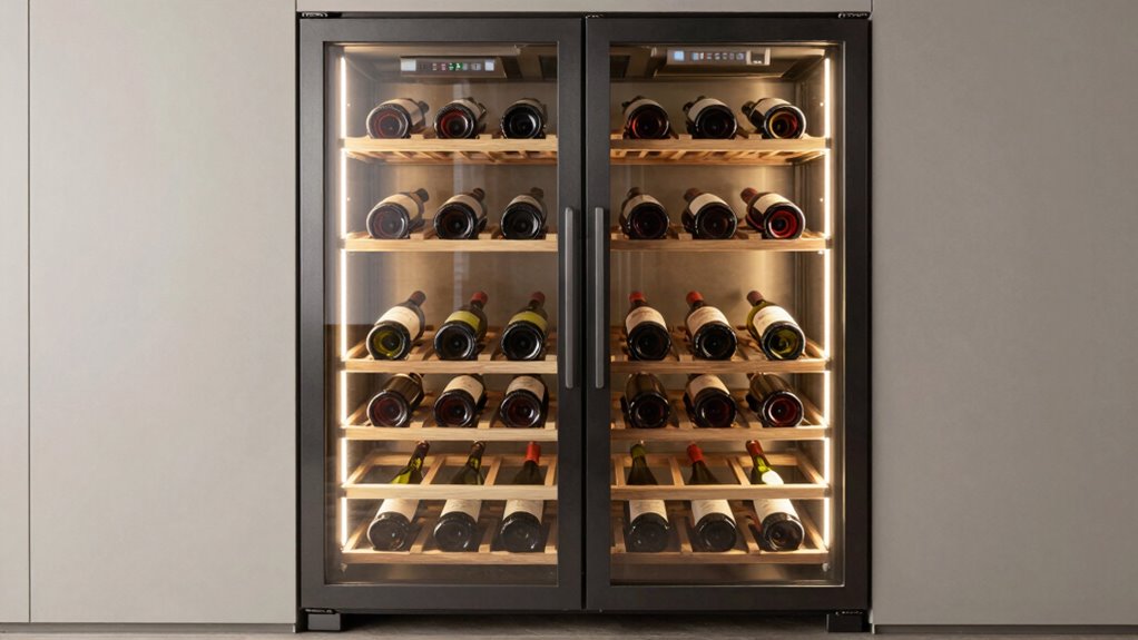top dual zone wine coolers