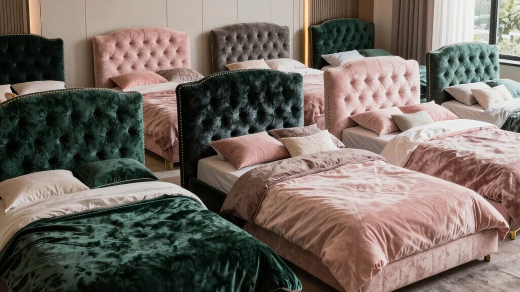 top king upholstered bed frames