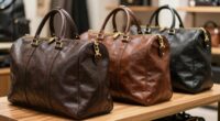 top leather travel bags
