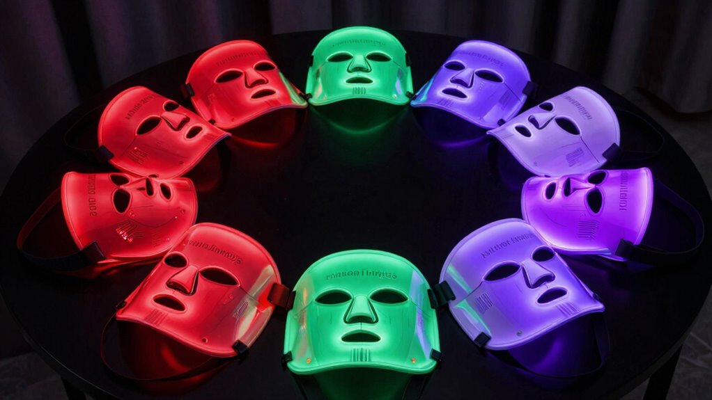 top led facial masks