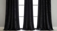 top long luxury blackout drapes