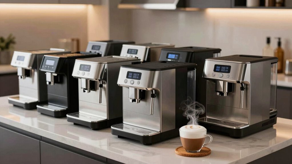 top milk foaming coffee machines