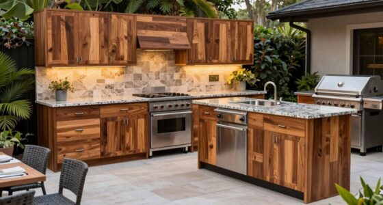 top outdoor kitchen cabinet sets