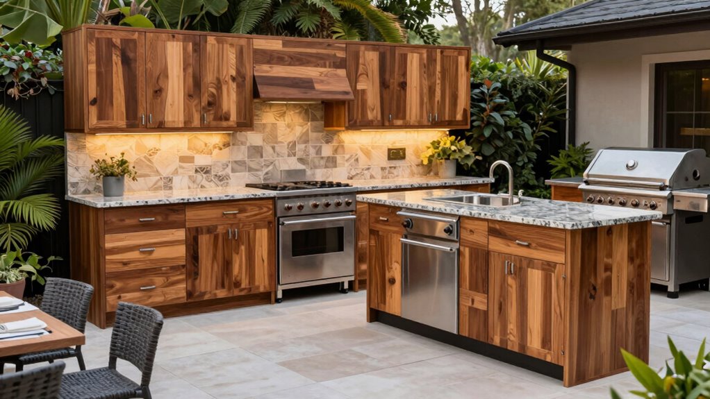 top outdoor kitchen cabinet sets