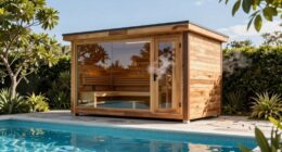 top outdoor pool sauna options