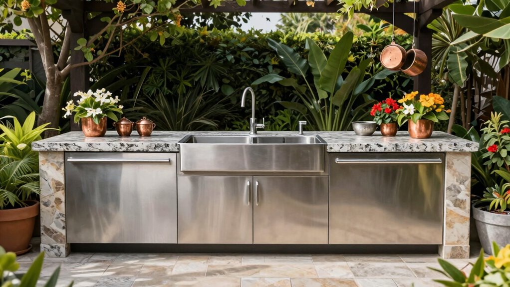 top outdoor sink stations
