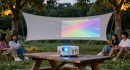 top portable outdoor projectors