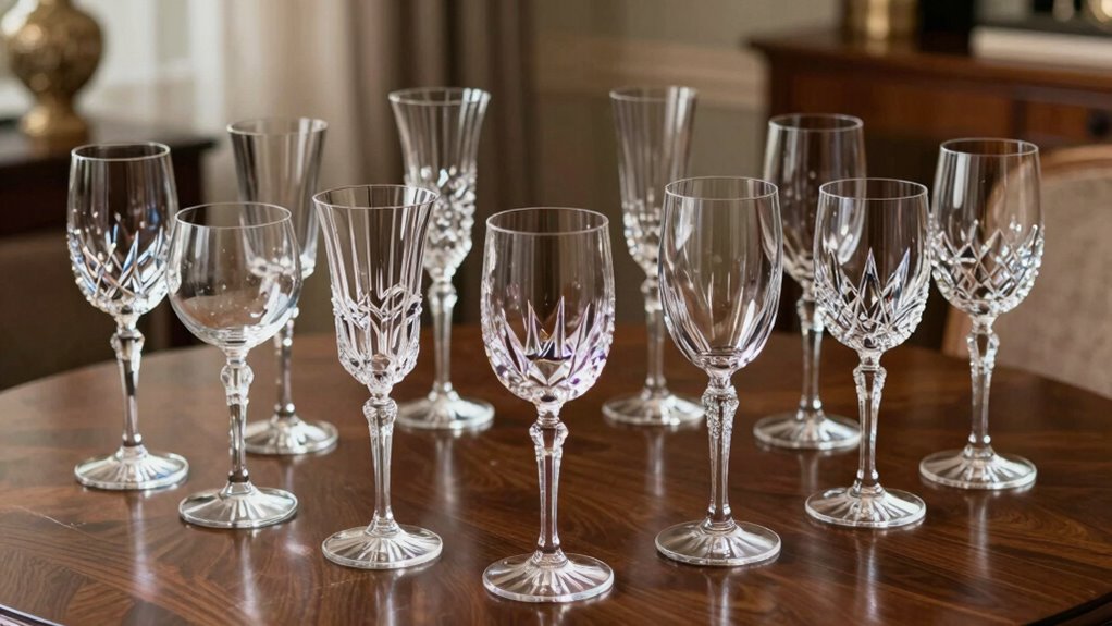top premium crystal wine sets