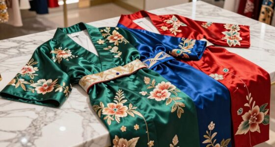 top silk kimono robes