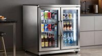 top stainless beverage fridges