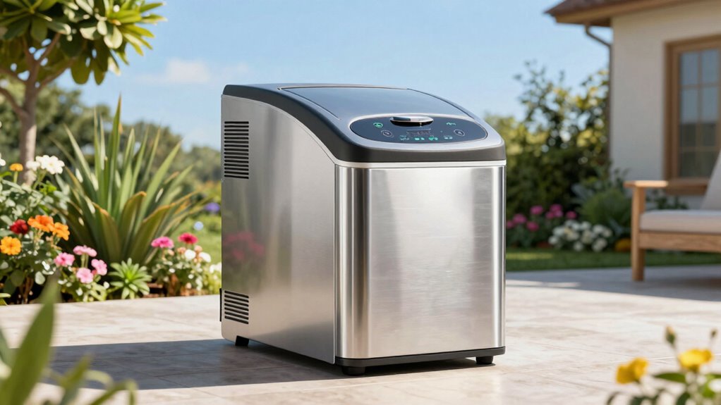 top stainless outdoor ice makers