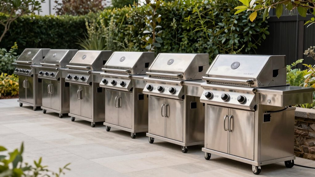 top stainless steel gas grills