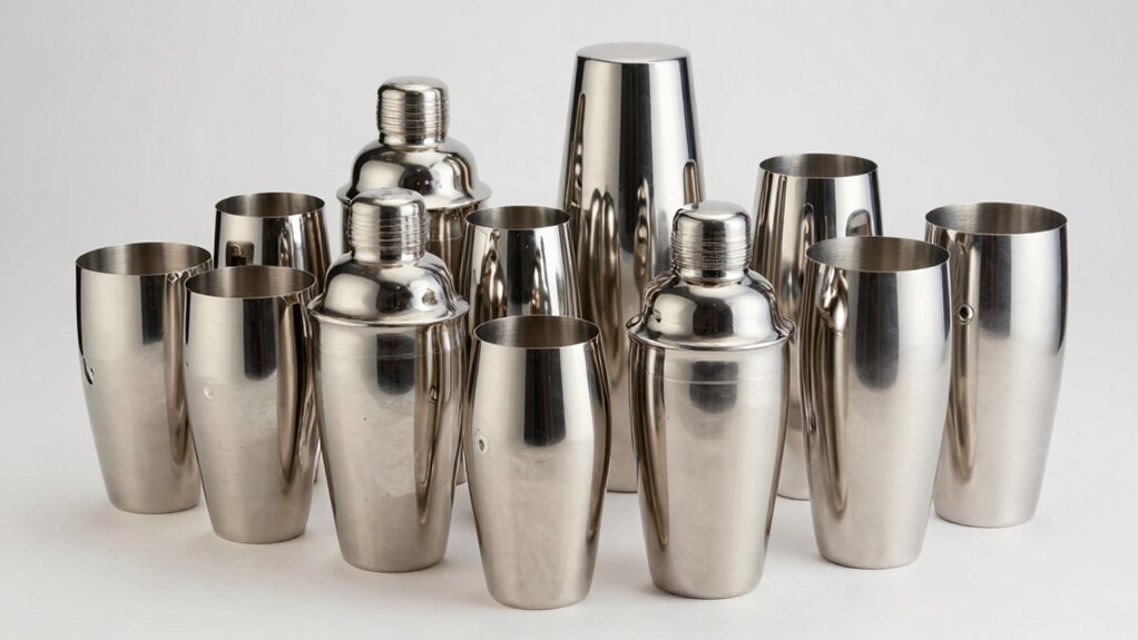 top stainless steel shakers