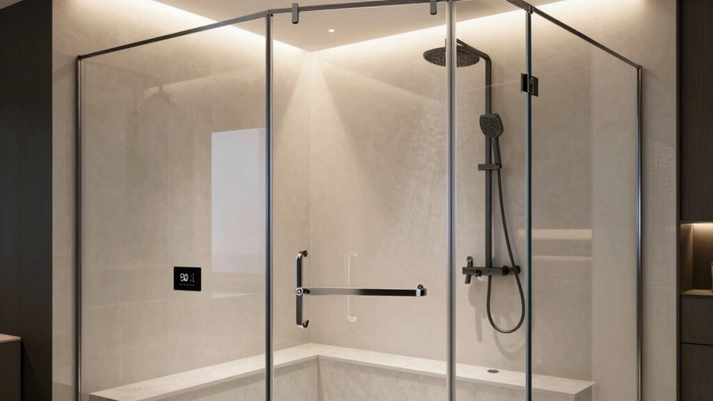 top steam shower kits