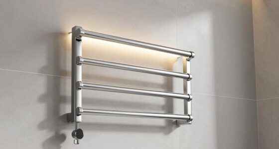 top wall mounted towel racks