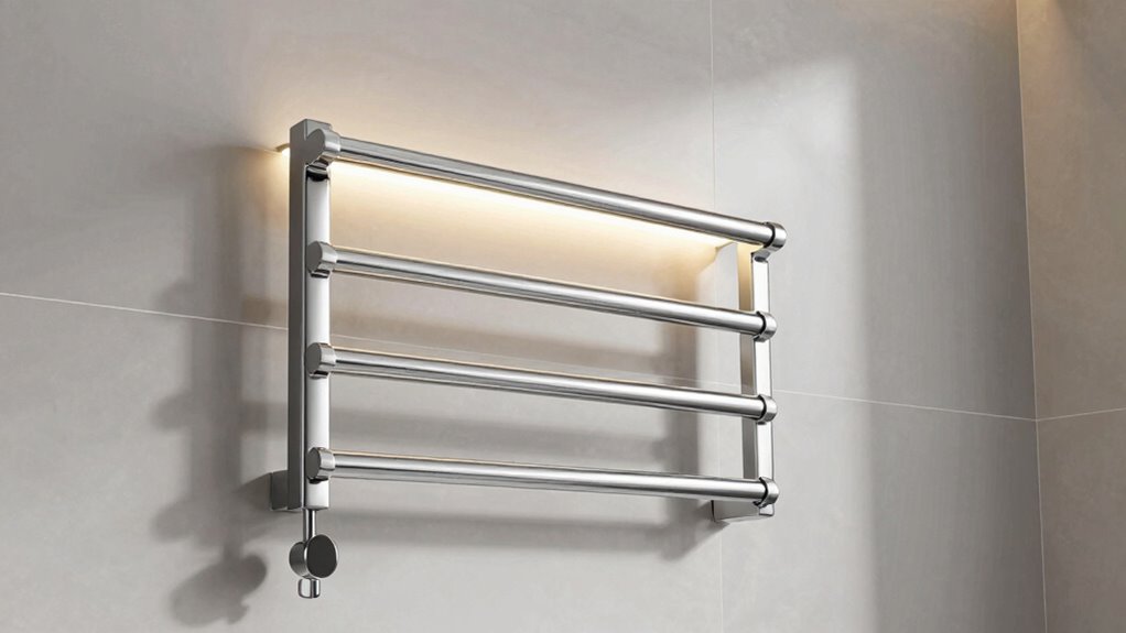 top wall mounted towel racks