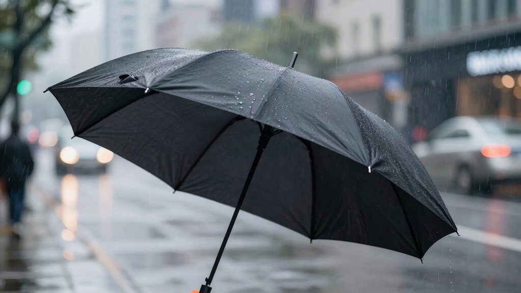 wind resistant portable umbrella