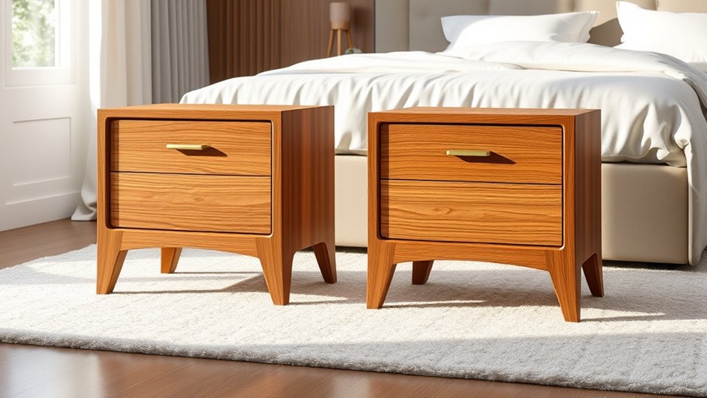 wood nightstand set considerations