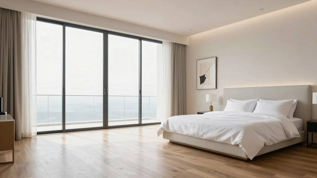 balanced minimalist luxurious sanctuary