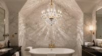 bathroom chandelier debate resolved