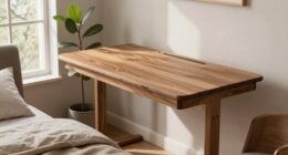 bedroom friendly wooden desks