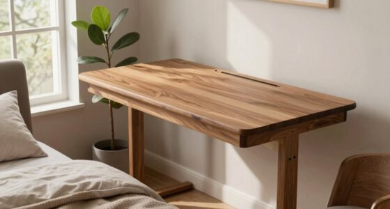 bedroom friendly wooden desks