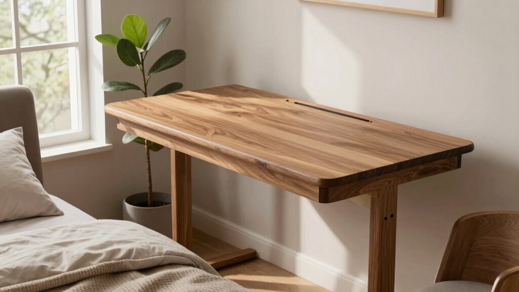 bedroom friendly wooden desks