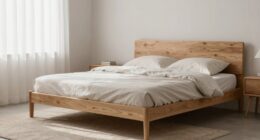 calm bedroom bed frames