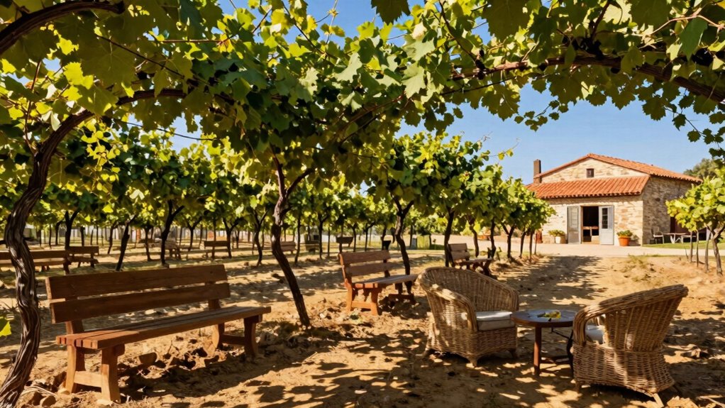 casual vineyard lodging experience