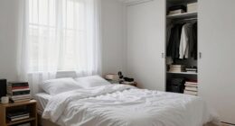 cluttered bedroom increases stress