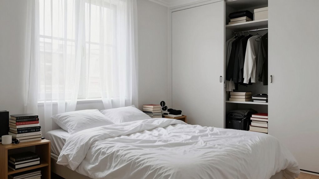 cluttered bedroom increases stress