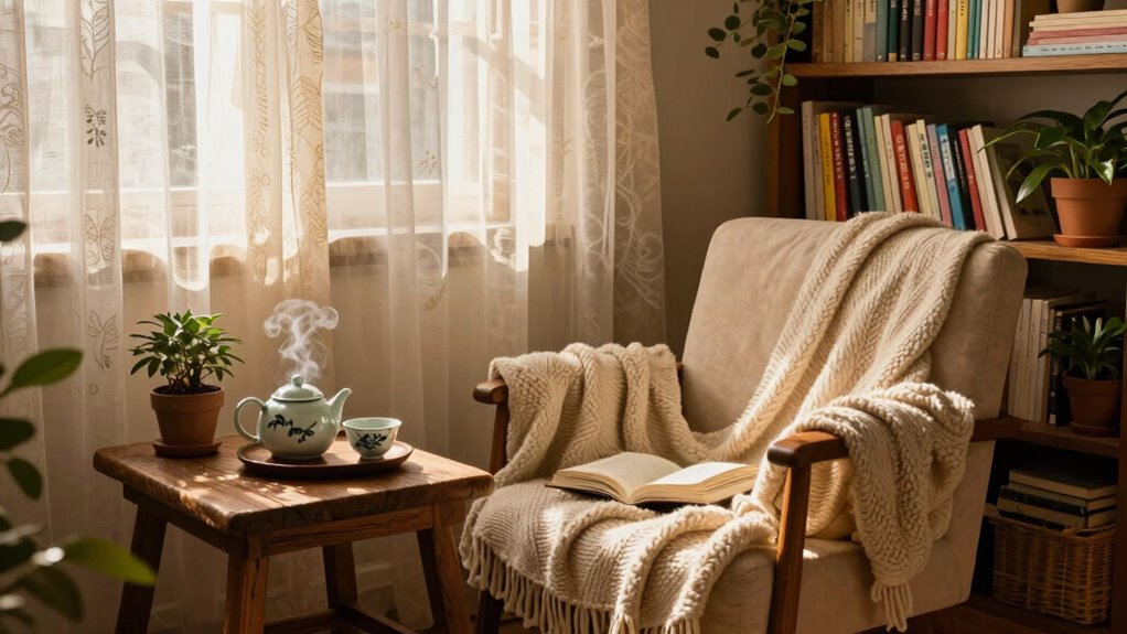 cozy elegant tea retreat