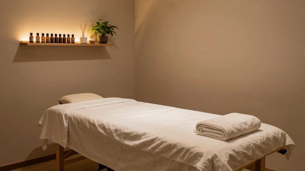 create calming treatment environment