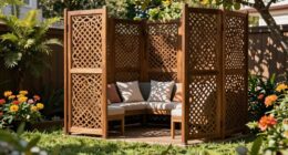 enhance outdoor privacy visually