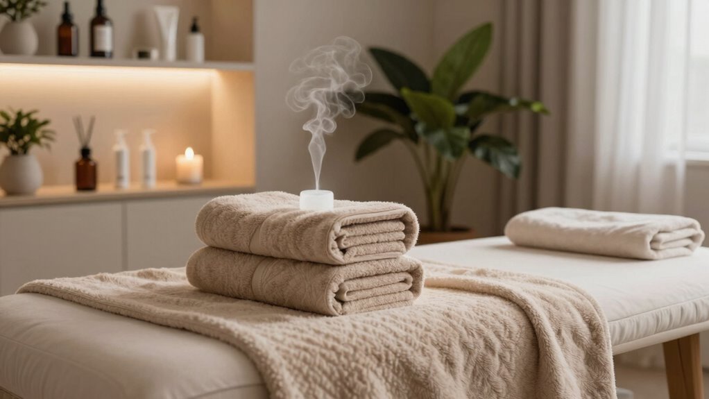 home spa treatment setup