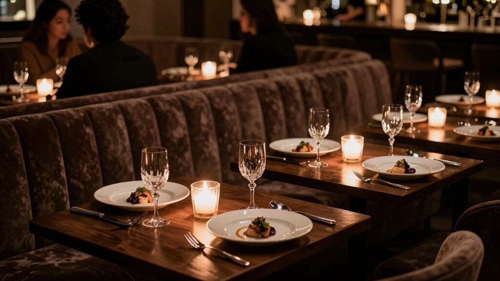 intimate sustainable luxury dining