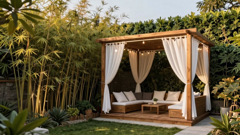 layered outdoor privacy solutions