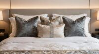 luxurious european pillow accents