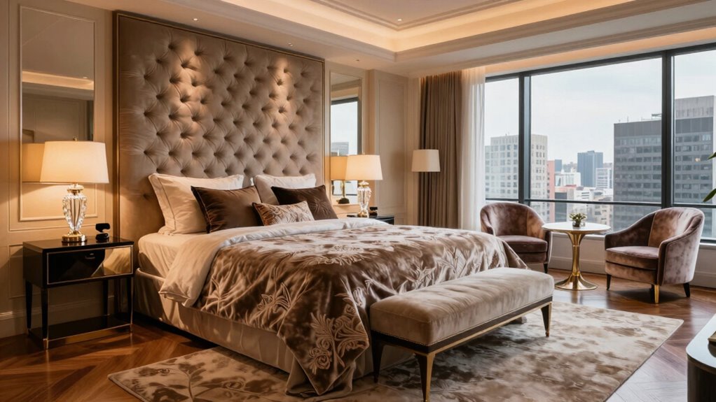 luxurious personalized bedroom retreat
