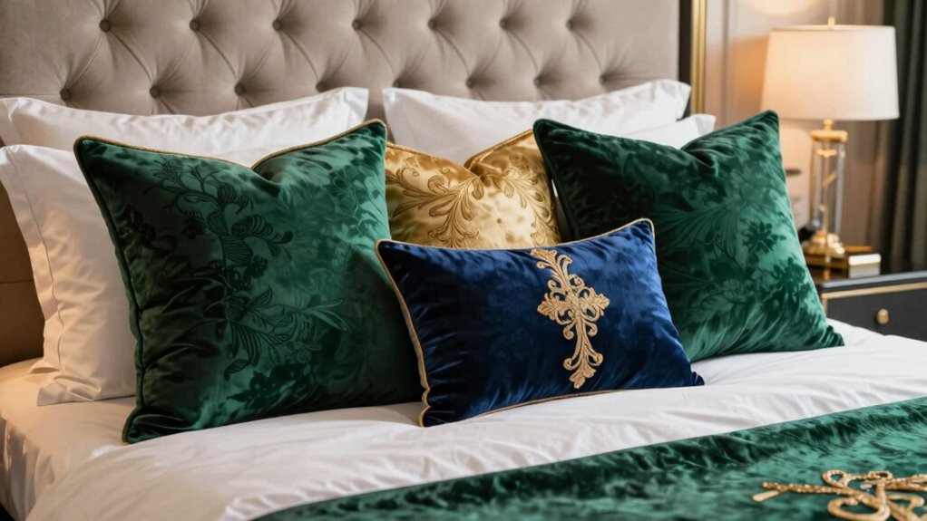 luxurious versatile bedroom accents