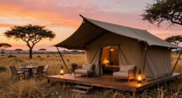 luxury safari camp comfort