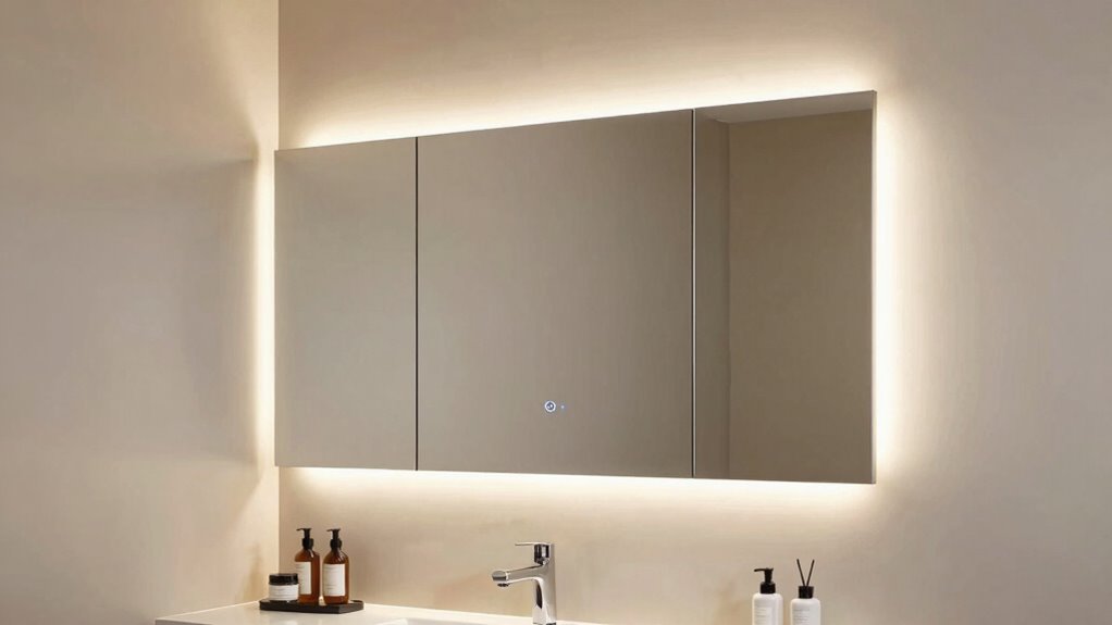 mirror cabinets with lighting