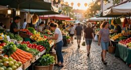 morning market sightseeing plan