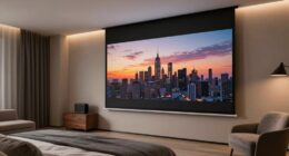 motorized screens enhance bedrooms