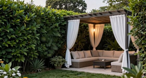 outdoor privacy equals comfort