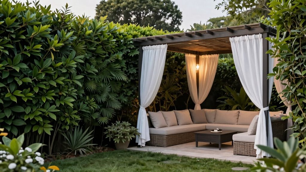 outdoor privacy equals comfort