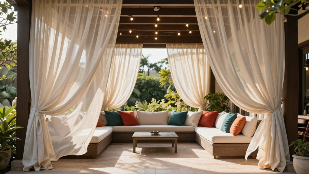 outdoor privacy style comfort
