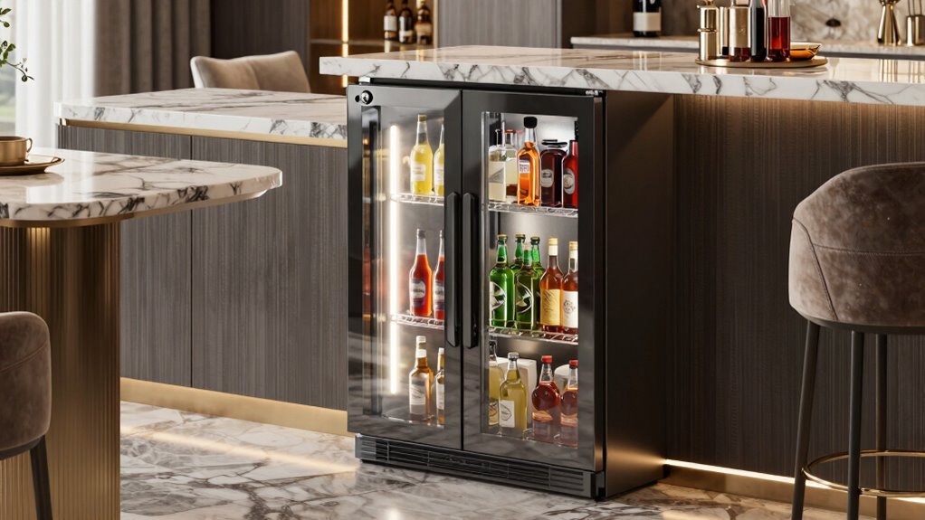 perfectly chilled beverage storage