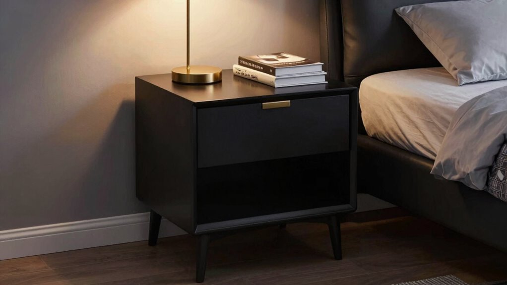 proper nightstand height balance