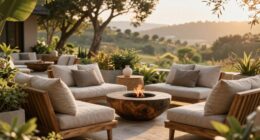 relaxing outdoor retreat
